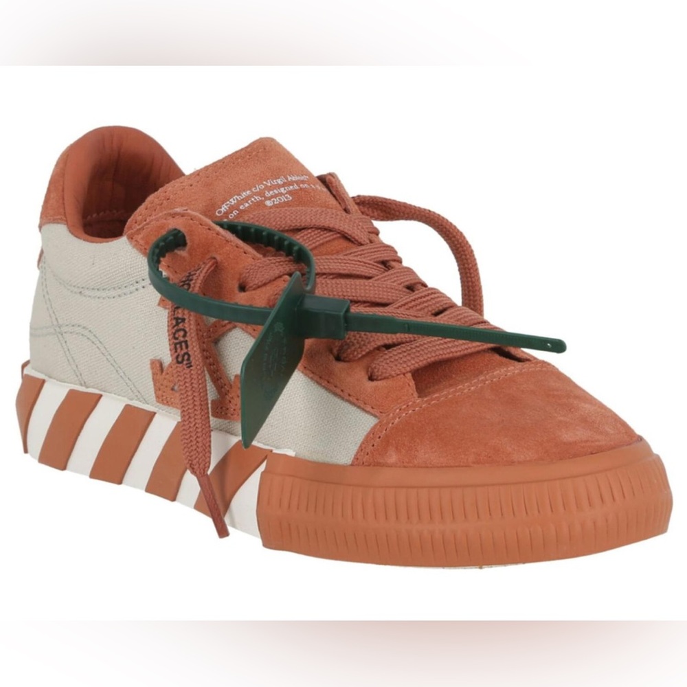 Off-White Terracotta and Cream Sneakers size 39 NEW